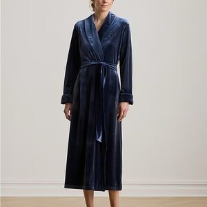 Ralph Lauren Velvet Blue Robe